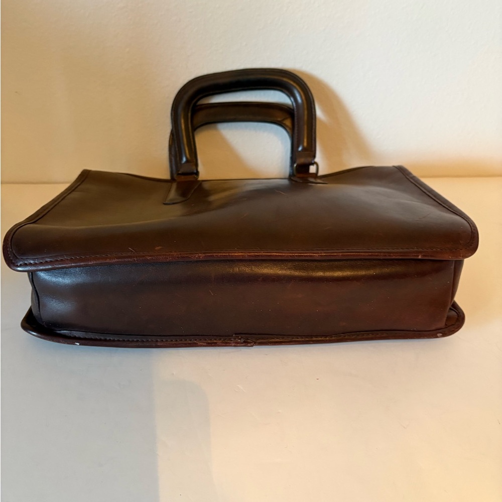 Coach Brown Leather Women's Satchel - Picture 4 of 13